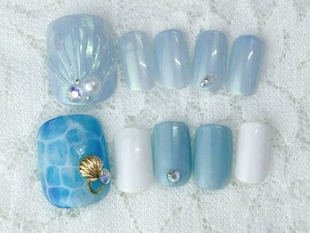 フローレスネイル 新宿西口店(FlawlessNail)/【FOOT】7280円