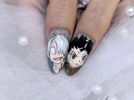 痛ネイル　ワンカラー