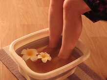 全メニューフットバス付き！