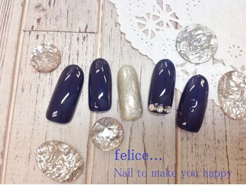 ネイルサロン フェリーチェ(felice)/【定額ネイル】¥6980