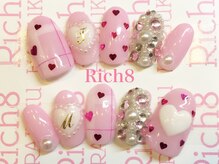 ネイルアンドまつげエクステ リッチエイト 原宿店(Rich8)/ハートチェック★オーダーチップ