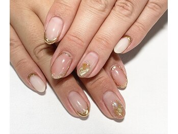 ネイル ルーム ルーク(nail room Rook)/ミラーネイル