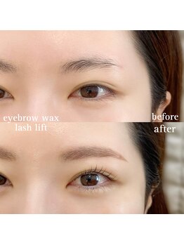 エル 薬院店(Eru)/眉毛ワックス+まつ毛パーマ!