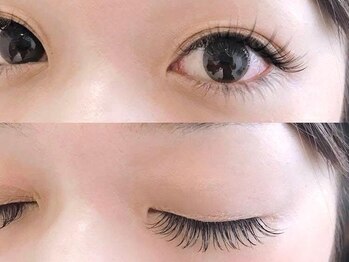 ナチュラルコントロール 渋谷(Natural Control)の写真/ガッツリパーマは苦手…自然な目元にしたい人に◎自まつ毛が伸びたような自然な仕上がりで朝のメイク時短♪