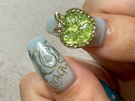 りんごネイル/推し活/つけ放題