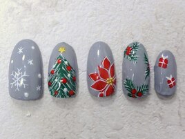 クリスマスネイル