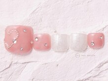 ネイルメゾン 渋谷店(NAIL MAISON)/ハートオフィスピンク￥5980