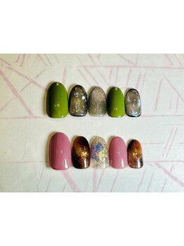 ショートネイルデザインが豊富