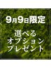 【本日限定】３つの中から選べるオプション☆極上ドライヘッドスパ60分