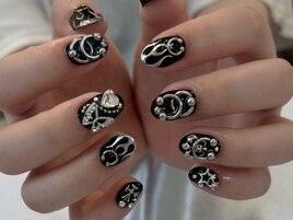 ばちばちブラックネイル