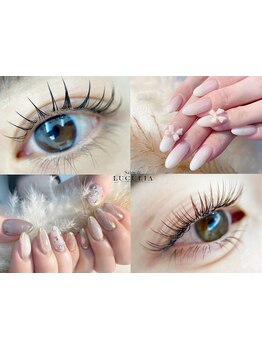 ネイル・アイメニューの同時施術が可能