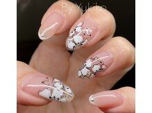 手書きフラワーデザインがカワイイ♪