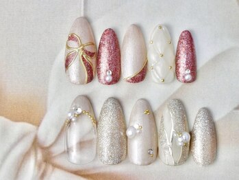 グラシア 川口本町店(GRACIA)の写真/【川口】シンプル系のデザインも豊富！安心の定額制ネイルが人気♪上品で指先を美しく演出☆ハンドケアも◎