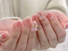 ファンシー 新宿店(Fancy)/冬ネイル/ツイード/ワンホン