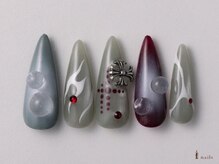 アイネイルズ 横浜WEST店(I-nails)/Y2K個性派クロム３D¥11500