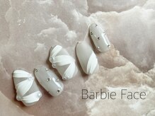 バービーフェイス 恵比寿(Barbie Face)/りぼんネイル