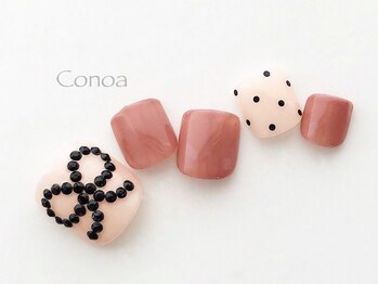コノア(conoa)/リボンドットネイル