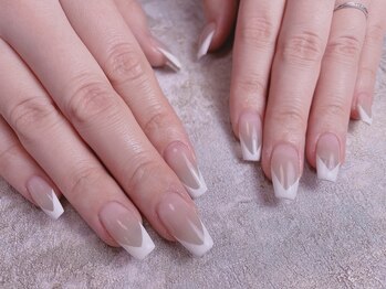 スカルプ＋グラデフレンチ