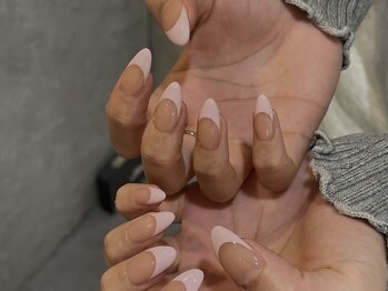 フレンチネイル×ベースカラー