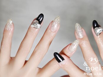 ノエル(Noel)/ブラックシルバービジューパーツ