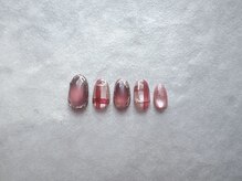 エンジェリック カラーズ(Angelic colors)/ミラーチェックネイル☆