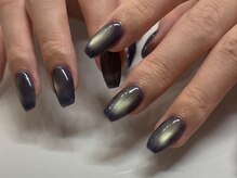 フォルクネイル(:volk nail)の雰囲気（ちゅるんとした質感のくすみマグネット。マグネットカラーも豊富）