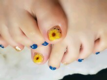 アグン(agung)/フットネイル お花アート