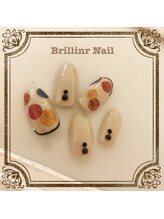 ブリリアント ネイル(Briliant Nail)/秋のnewデザイン6500円