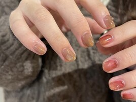 ちぐはぐニュアンスネイル