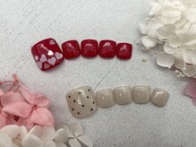 ココロバ ネイルアンドビューティーサロン(COCOLOBA)/ワンカラーフットネイル