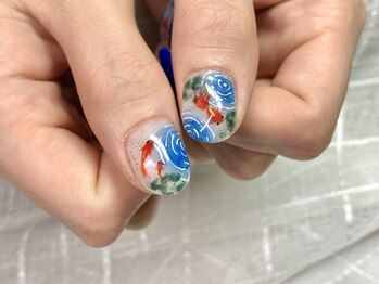 アルシエロ(al cielo)/夏ネイル 金魚