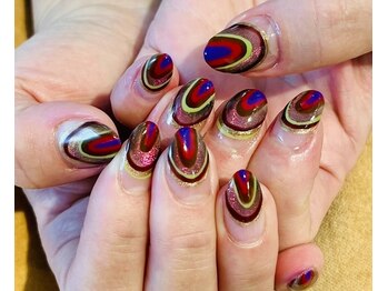 ブランシュ 藤沢(Blanche)/オーダーメイドネイル 赤