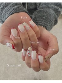 クリスマスネイル