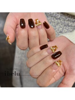 イベル 京橋店(ibelu)/チェックネイル