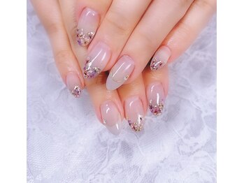 ディアリーネイル(Dearly Nail)/ドライフラワーアート