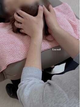 ヘッドスパで癒されたい