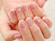 ラルネイル 大宮(Lull. nail)/＊ピンク＊ラメワンカラー＊
