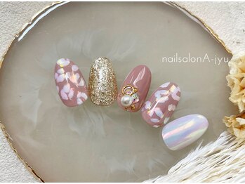 ネイルサロン アージュ(Nail Salon A jyu)/秋レオパード