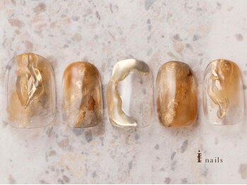 アイネイルズ 吉祥寺店(I nails)/オレンジミラー