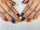 カラフル/ジェルネイル/個性派