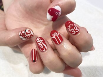 サニーデイズ ネイルアンドビューティー 曙橋店(SunnyDays Nail&Beauty)/野球ネイル