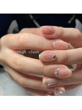 アースコアフュールボーテ ひたち野うしく店(EARTH coiffure beaute)/チークネイル