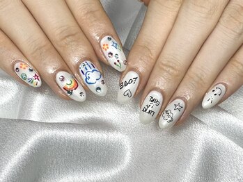 ケーエヌ(KN)/手描きポップデザイン