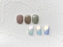 ピース(PEACE)/フラッシュネイル/ミラーネイル