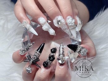 ミカネイルズ 心斎橋店(Mika Nails)の写真/【心斎橋/四ツ橋】モチの良い長さだし/スカルプが大得意!あなたにあったものを提案します☆持ち込み◎
