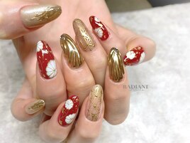 お正月ネイル