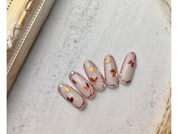 ネイルサロン&スクール ジーナ(GINA)/秋の葉っぱネイル