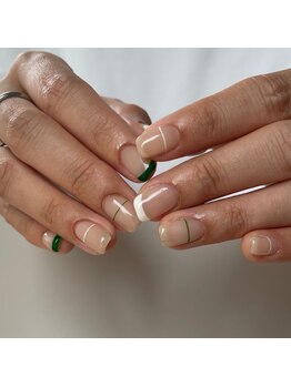 リノ 大阪本町店(lino)/フレンチネイル【6.7】