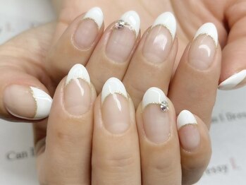 ハンド☆上品フレンチネイル