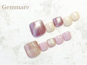 ジェンマーレ 二子玉川店の写真/【8:30~21:00まで営業】朝活/仕事帰りでも行きやすい◎角度によってキラキラするマグネットネイルが可愛い